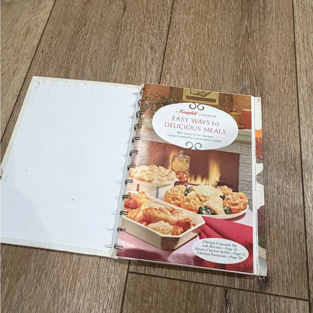 Campbell‎ Cookbook Easy Ways to Delicious Meals 1970 Vintage Color